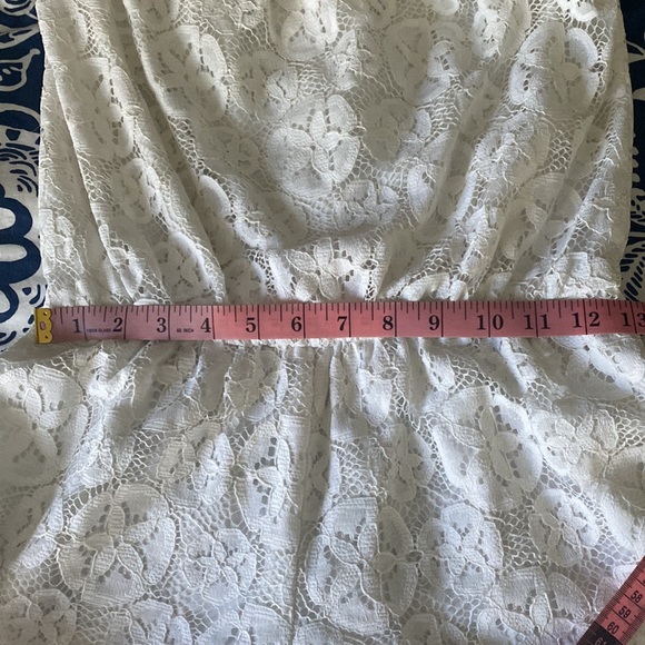 White Lace Lilly Pulitzer Romper - Picture 6 of 6